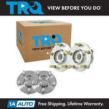 TRQ Wheel Hub Bearings Assembly Set Front & Rear Fits Mitsubishi