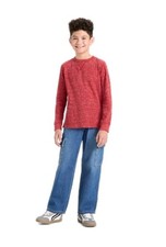 2x Cat  Jack Shirt Boys Large 10/14 Waffle Knit Thermal Crew Long Sleeve