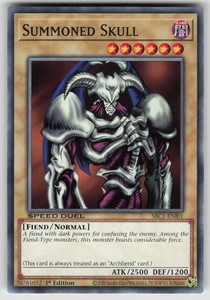 Summoned Skull SBC1-ENI01 Speed Duel: Streets of Battle City 1st Edition Common