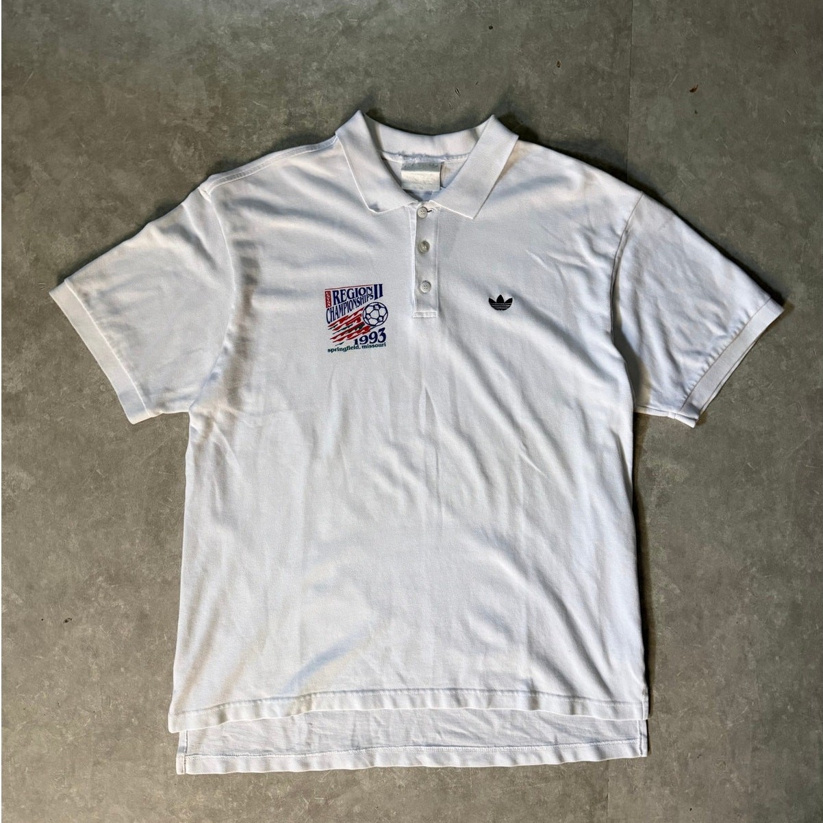1993 Vintage Adidas Soccer Polo -XL