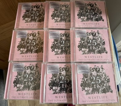 Westlife Signed - The Ultimate Collection CD (Pink Limited) + Signed Card