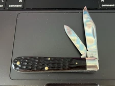 Case XX 70s 6202 1/2 RARE Dual Color Transitional Period Bone Covers (Red/Brown)