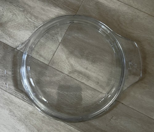 Vintage Pyrex England Ersatz Kasserolle Schüssel 8 Zoll Deckel nur rund 1 3 B