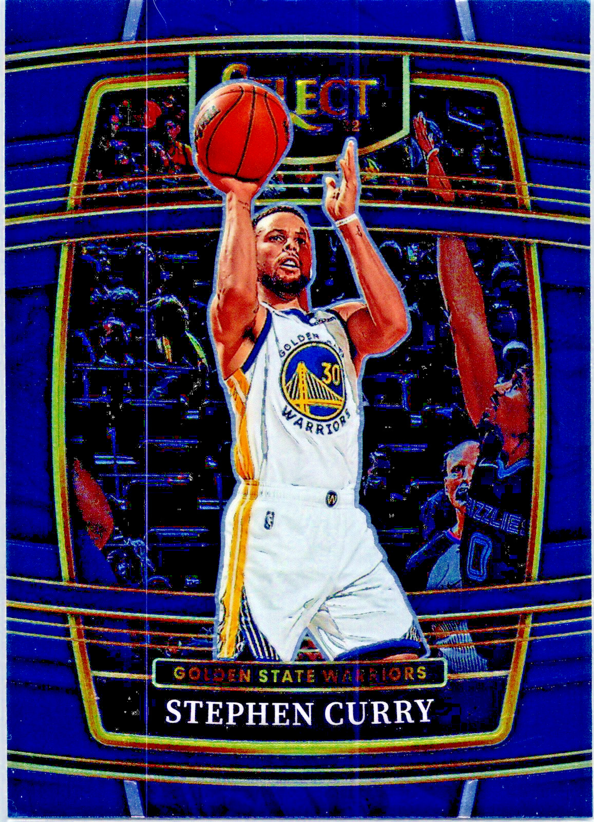 2021-22 Select Stephen Curry #94 Blue Prizm Warriors