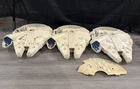 3 X Vintage 1979 Kenner Star Wars Millennium Falcon Vehicle Incomplete For Parts