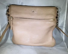 Kate Spade Crossbody Pebbled Leather Purse Tan