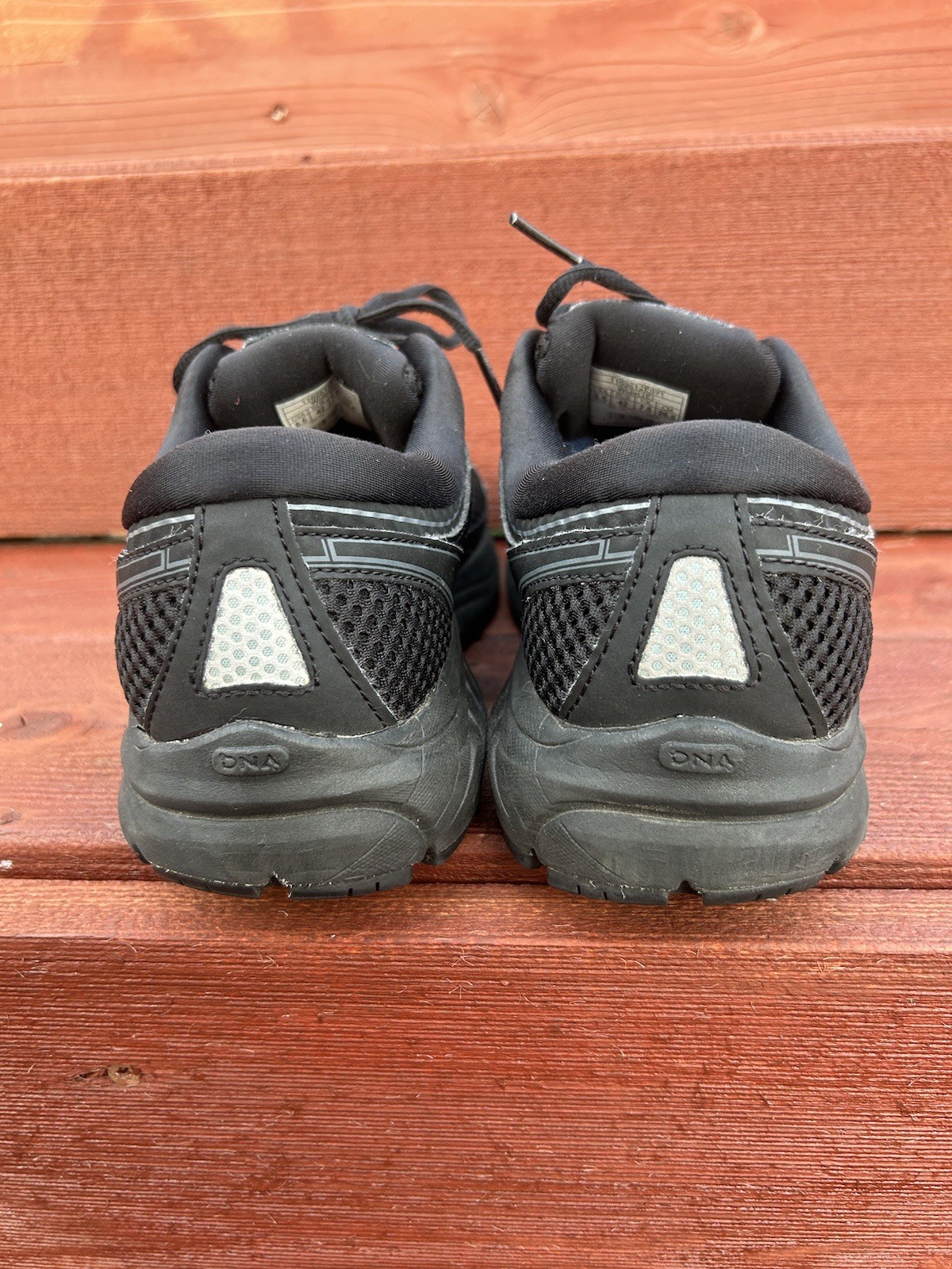 SAOLA Scarpe da corsa Brooks Addiction 13 da uomo taglia 8 5 2E larghe nero ebano 1102612E071