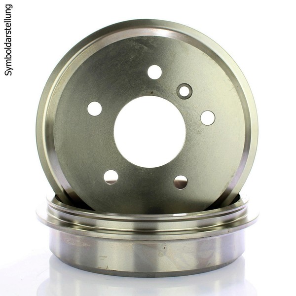 2X Maxgear Bremstrommel Trommeln Trommelbremse Hinten 19-3721-image