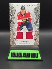 2025-26 UD Artifacts Sam Reinhart Gold Material Jersey  062/299 ~ Panthers