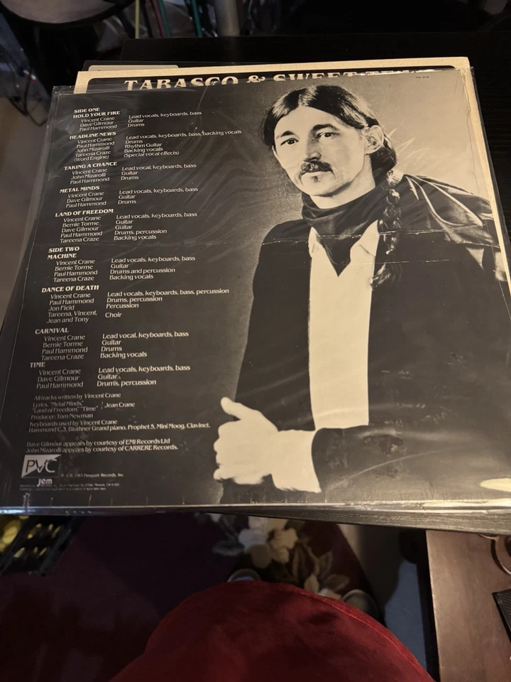 ATOMIC ROOSTER Headline News Original LP 1982 PVC 8918 DAVID GILMOUR PINK FLOYD - Image 2 of 2