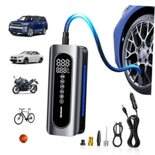  Tire Inflator Portable Air Compressor - 4X Faster 150PSI Cordless Air Pump 