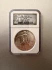1986 American Silver Eagle NGC MS69 20th Anniversary #1369 First Year Issue 1 oz