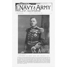 Vice Admiral Sir Robert Henry More Molyneux KCB Antique Print 2897