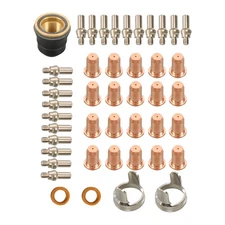 45 Pack IPT-60 PT-60 IPT-40 PT40 Plasma Cutting Torch Tip Electrode Consumables