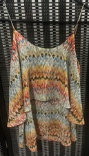 Small Paper Crane colorful layered tank