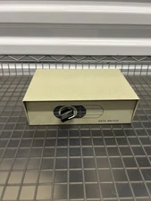 Vintage VGA S-Video Data Transfer Switch Box 4 Position Video Switch