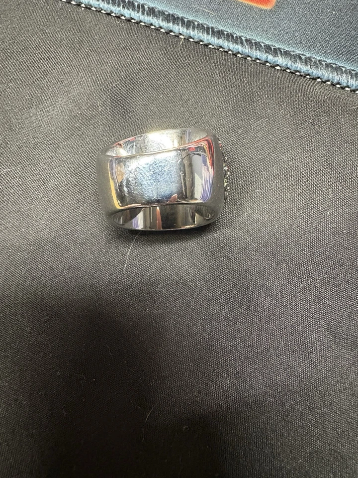 Black CZ  On Stainless Steel Band Made In China Thick Band - Image 4 of 4