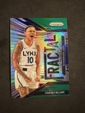 Panini 2023 WNBA Prizm GREEN Fractal Courtney Williams Minnesota Lynx #6