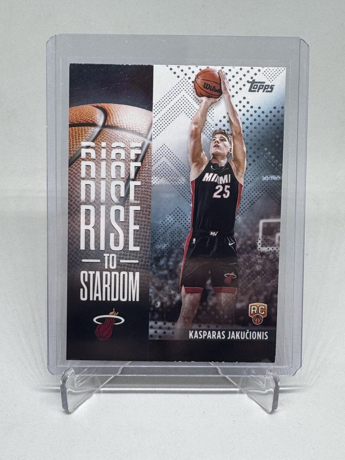 2025 Topps NBA Rise To Stardom Rookie KASPARAS JAKUCIONIS RTS-20!