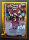 2025 Topps Chrome Jayden Daniels True Gold On Card Auto /50