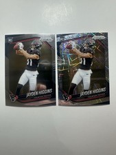 Jayden Higgins - 2025 Panini Prizm Laser And Base 2 Card Rookie Lot