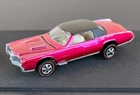 Vintage Hot Wheels Redline 1968 Rich Creamy Pink Custom Eldorado US - Fantastic!