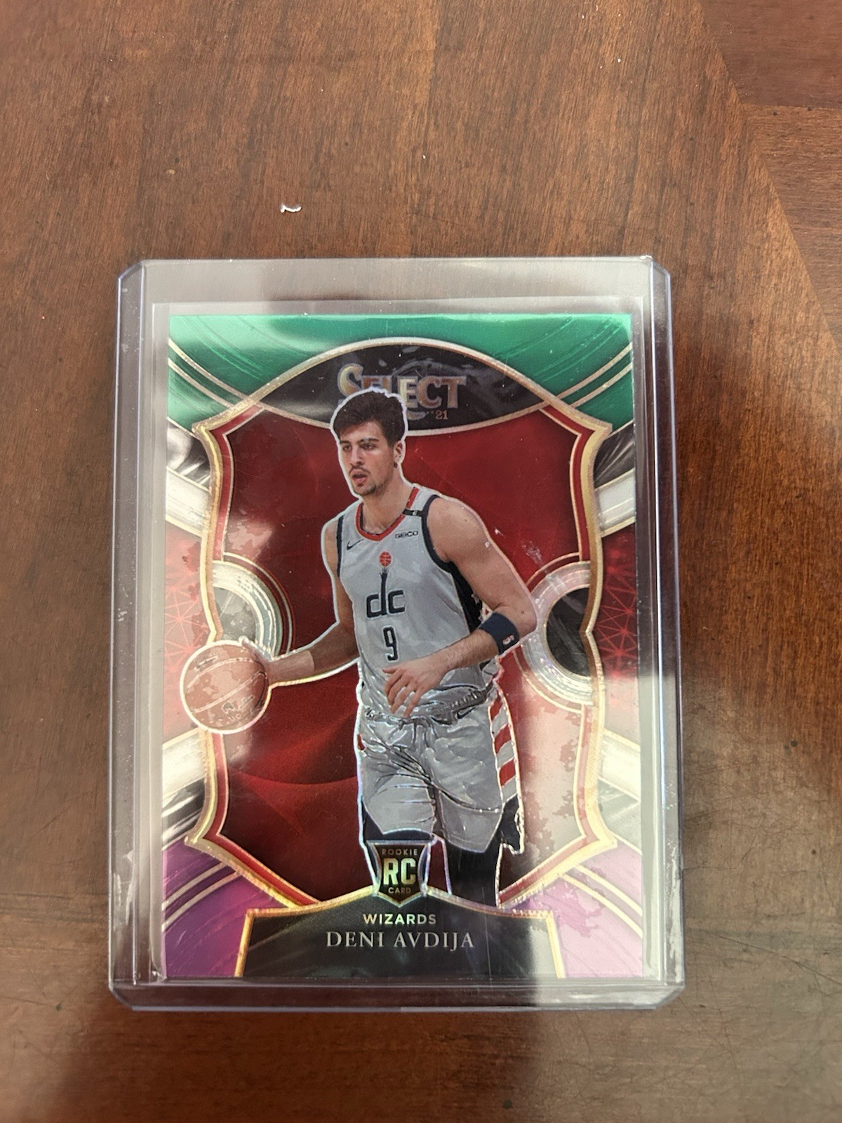 2020-21 Panini Select - Concourse Deni Avdija #69 Green White Purple Prizm (RC)