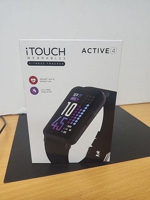Itouch Wearables Fitness Tracker Active 4 Black Smartwatch New In Box