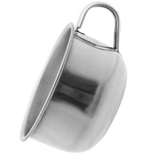 Stainless Steel Shave Bowl Men Shaving Supplies Wet Beard Mug Man Soap