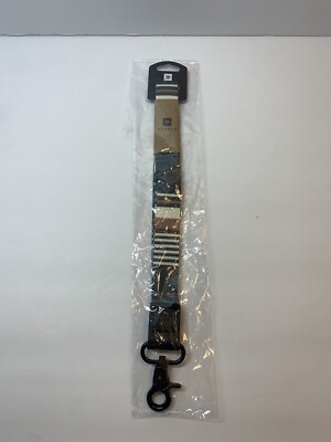 NWT THREAD Wallet Lanyard w/Clip Striped Earth Tones - NEW, FAST SHIP