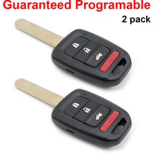2 For 2016 2017 2018 2019 2020 Honda Civic Uncut Remote Key Fob Mlbhlik6-1ta 2 For 2016 2017 2018 2019 2020 Honda Civic Uncut Remote Key Fob Mlbhlik6-1ta