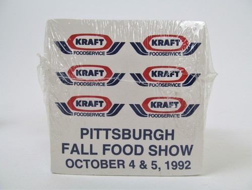 Vtg Kraft Foodservice Notepad Wood School Bus Cube Pittsburgh Food Show 90s - Picture 10 of 11