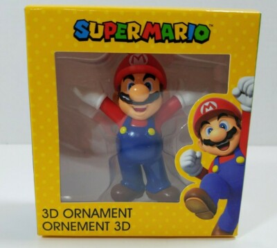 Super Mario 3D Christmas Ornament Gamestop Exclusive Discontinued Nintendo New