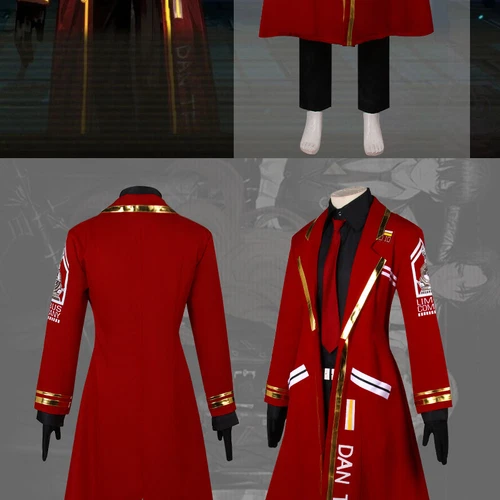 Halloween Anzug Limbus Company Cosplay Dante Durante Kostüm rote Uniform - Bild 5 von 8