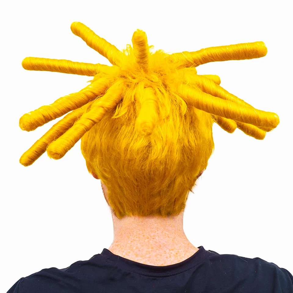 Island Boy Halloween Cosplay Disfraz Peluca Accesorio para Adultos y Ropa para Eventos Foto 3 de 3