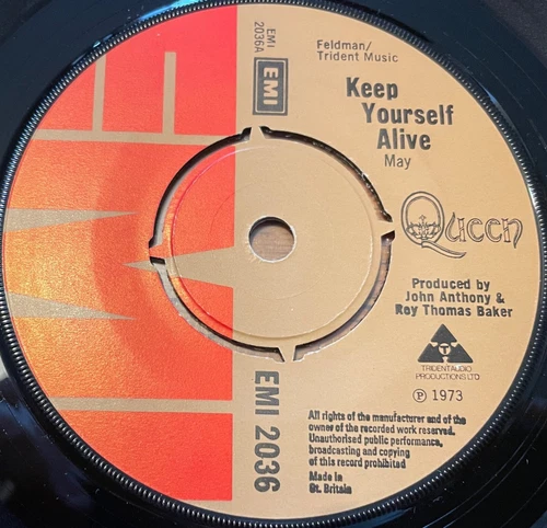 QUEEN - Keep Yourself Alive / Son And Daughter EMI 2036 A-4/B-1U 1st press 7" NM