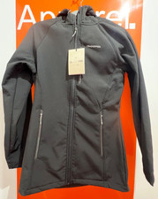 Craghoppers Weatherproof Hooded Jacket, Black, Fleece Inner, Size 8, Bnwt, B50