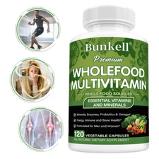 Wholefood Multivitamin Wholefood Sourced Essential Vitamins And Minerals 30-120