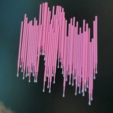 Microbrush Brush Applicator Tips Sticks Makeup Eyelash Dental Super Fine 100 Pcs