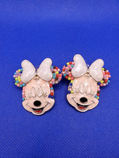 Disney Baublebar Minnie Mouse Multi Coloured Enamel Stud Style Earrings