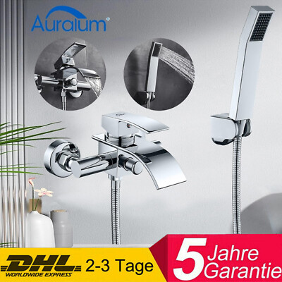 Badewannenarmatur Dusch Set Wasserhahn Wannenarmatur mit Handbrause Bad Armatur