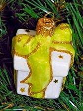 Hand-Blown Glass Ornament MAGIC BOX Christmas Tree Decoration Modern Ukraine