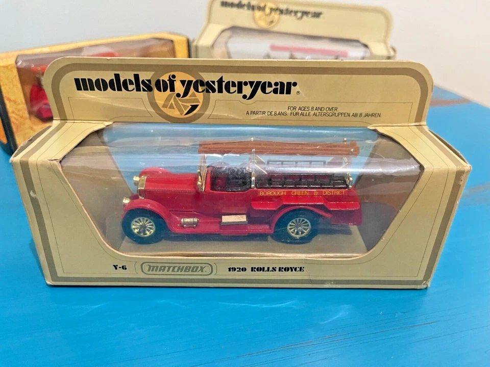 LOT-3 NEW Matchbox Models of Yesteryear 1920 Rolls Royce FIRE TRUCKS Y-6-ENGLAND - Image 3 of 4