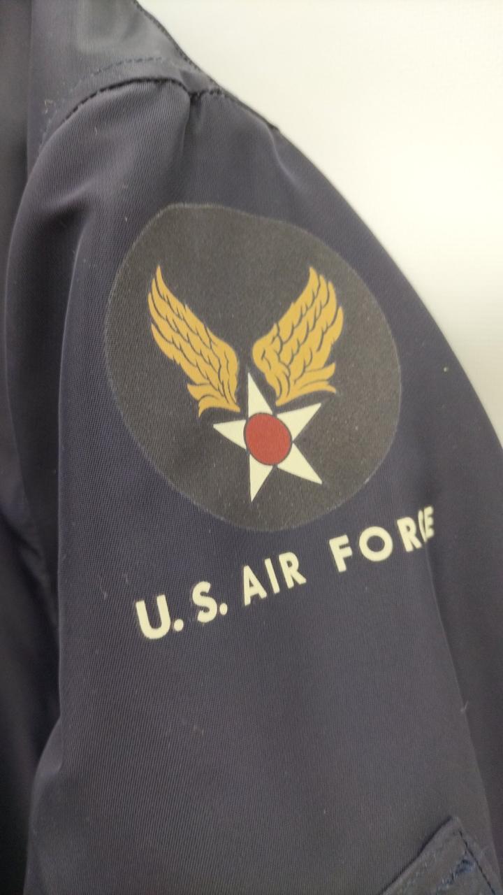 BUZZ RICKSONS Flight Jacket BR14942 Navy Size 40 … - image 4