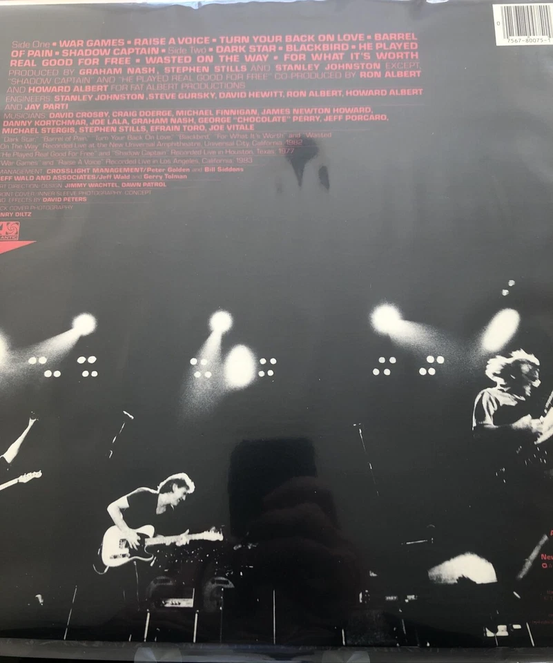 Mint- Crosby Stills Nash Allies Atlantic Records Stereo LP - Image 2 of 4