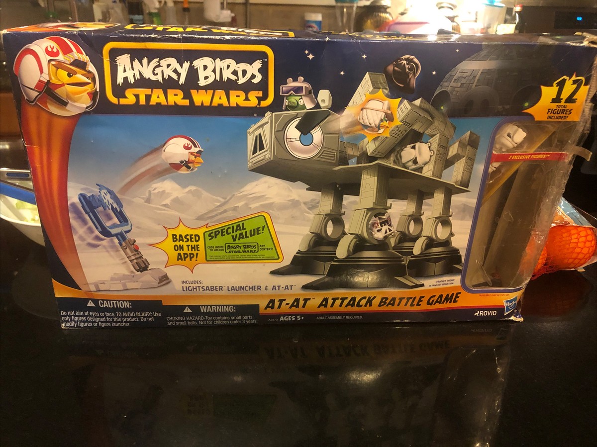 Star Wars Angry Birds AT-AT 2012 Attack Battle Game Hasbro