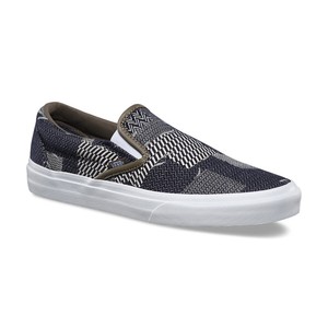 vans denim slip on shoes