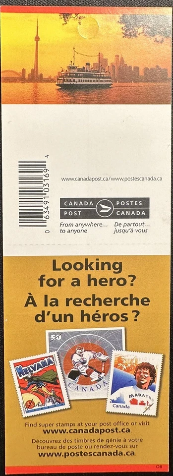 Canada stamp booklet BK302 #2080a 2004 Definitives MNH — 第 2/2 张图片
