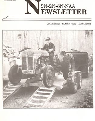 Ford 8N Transmission problems, 9N 2N Tractor Newsletter | eBay