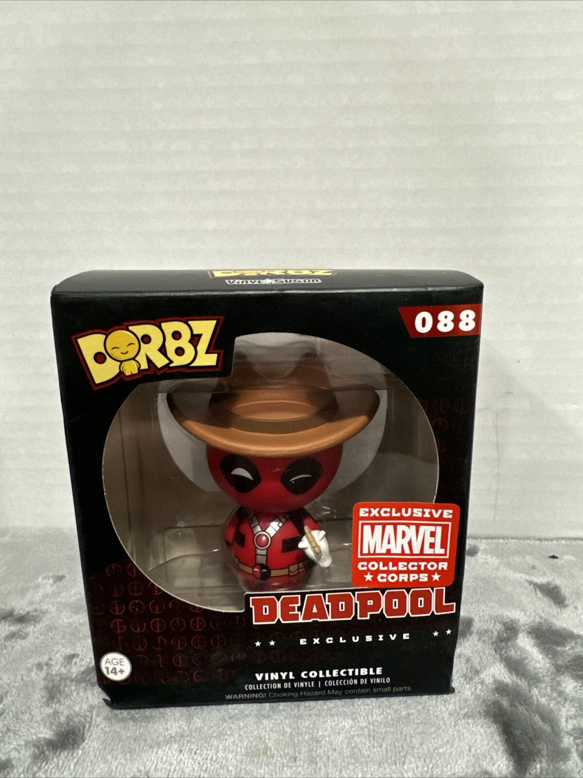 Funko Dorbz: cappello da cowboy Deadpool con pony #088 esclusivo Marvel Collector Corps